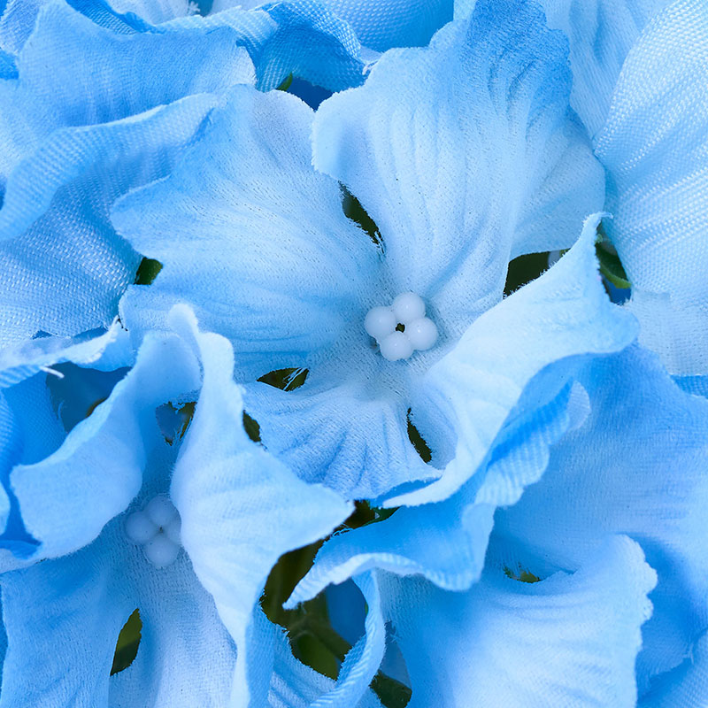 東京堂 造花 ブライトハイドレンジアブッシュ ブルー FM007920-005 1本（ご注文単位1本）【直送品】