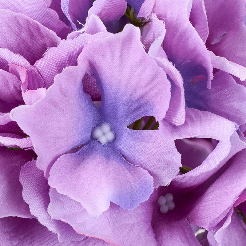 東京堂 造花 ブライトハイドレンジアブッシュ パープル FM007920-017 1本（ご注文単位1本）【直送品】