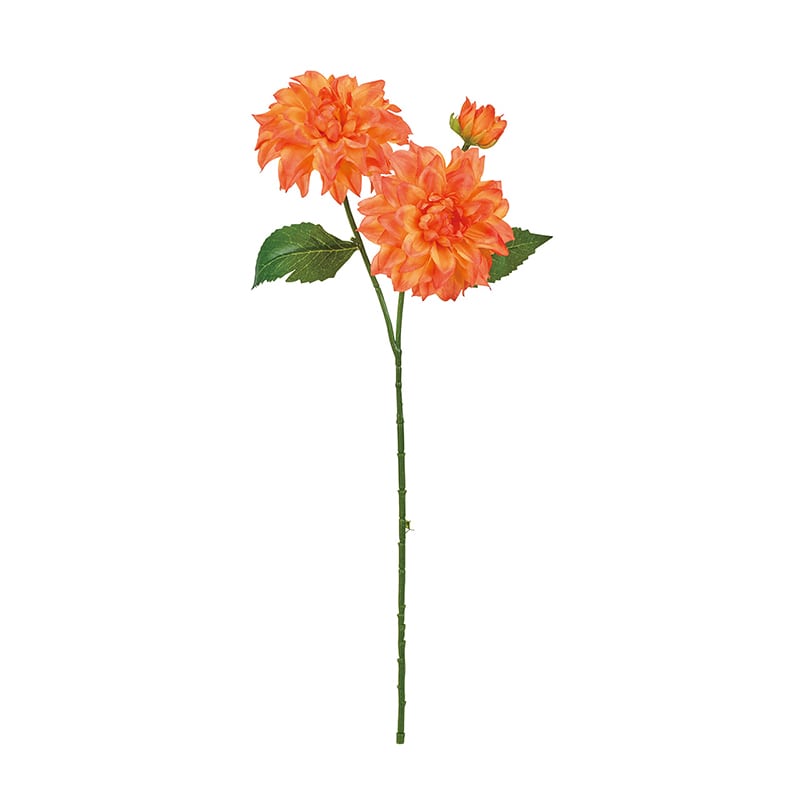 東京堂 造花 ミディダリア オレンジ FM005554-009 1本(ご注文単位1本)【直送品】