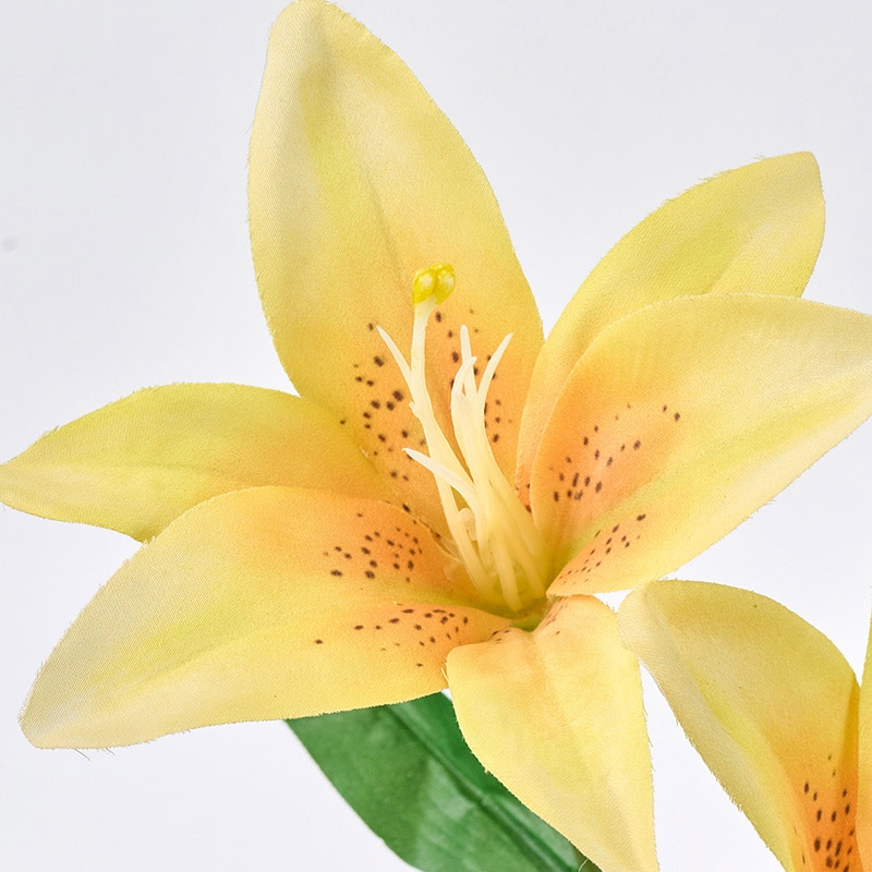 東京堂 造花 コリーヌリリー イエロー FM000510-004 1本(ご注文単位1本)【直送品】