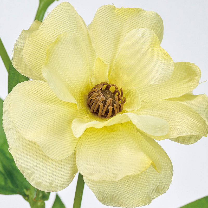 東京堂 造花 フリンジラナンキュラス レモンイエロー FM001123-004 1本（ご注文単位1本）【直送品】