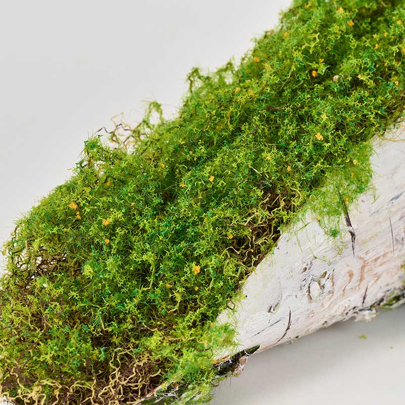 東京堂 ディスプレイ モス白樺ベースL グリーン/ホワイト FZ000091 1本（ご注文単位1本）【直送品】