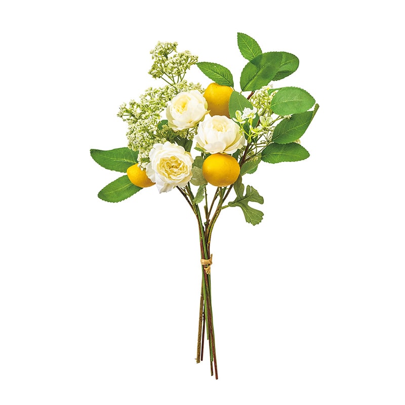 東京堂 造花 シトラスラナンバンドル イエロー/ホワイト FM002401 1本（ご注文単位1本）【直送品】