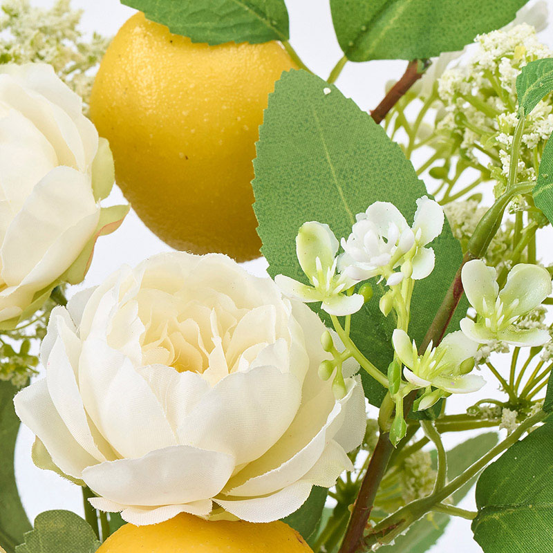 東京堂 造花 シトラスラナンバンドル イエロー/ホワイト FM002401 1本（ご注文単位1本）【直送品】