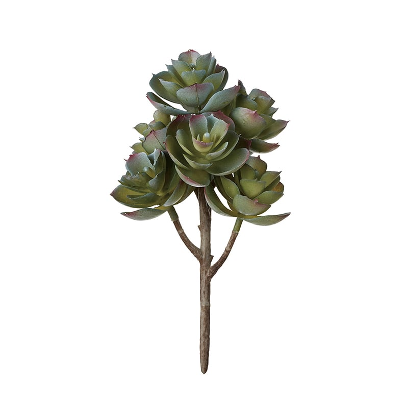 東京堂 造花 ミニエケベリアブッシュ ブルーグリーン FG001976-015 1本（ご注文単位1本）【直送品】