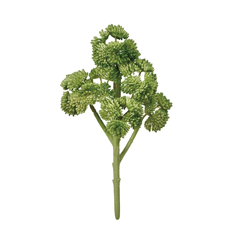 東京堂 造花 セダムブッシュ グリーン FG001975-024 1本（ご注文単位1本）【直送品】