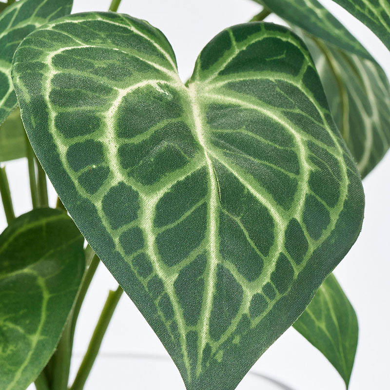 東京堂 造花 アンスリウムリーフブッシュ グリーン FG002950 1本(ご注文単位1本)【直送品】