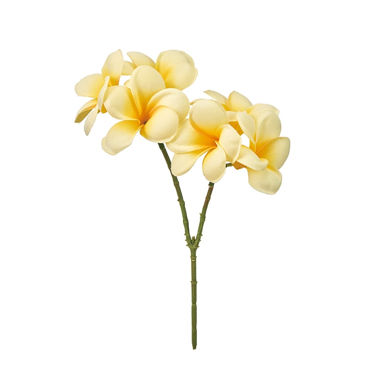 東京堂 造花 アマンダプルメリア イエロー FM001613-004 1本(ご注文単位1本)【直送品】