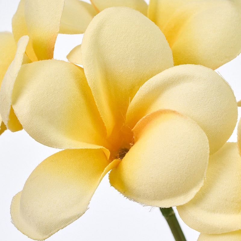 東京堂 造花 アマンダプルメリア イエロー FM001613-004 1本(ご注文単位1本)【直送品】