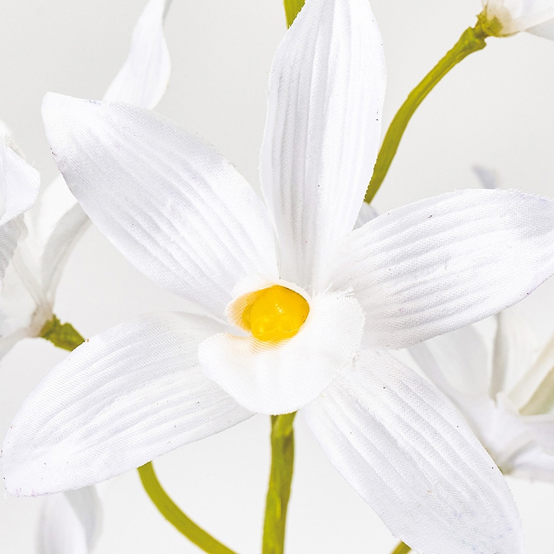 東京堂 造花 シャルマンオーキッド ホワイト FM001349-001 1本（ご注文単位1本）【直送品】