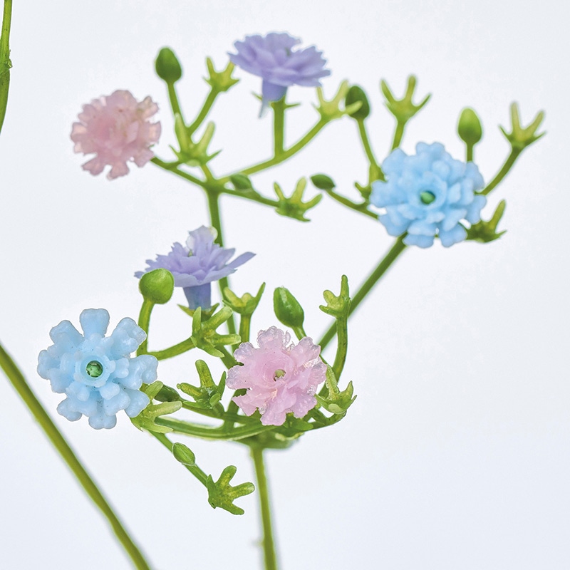 東京堂 造花 キャンディジプソ ブルー/ラベンダーミックス FM002076-117 1本(ご注文単位1本)【直送品】