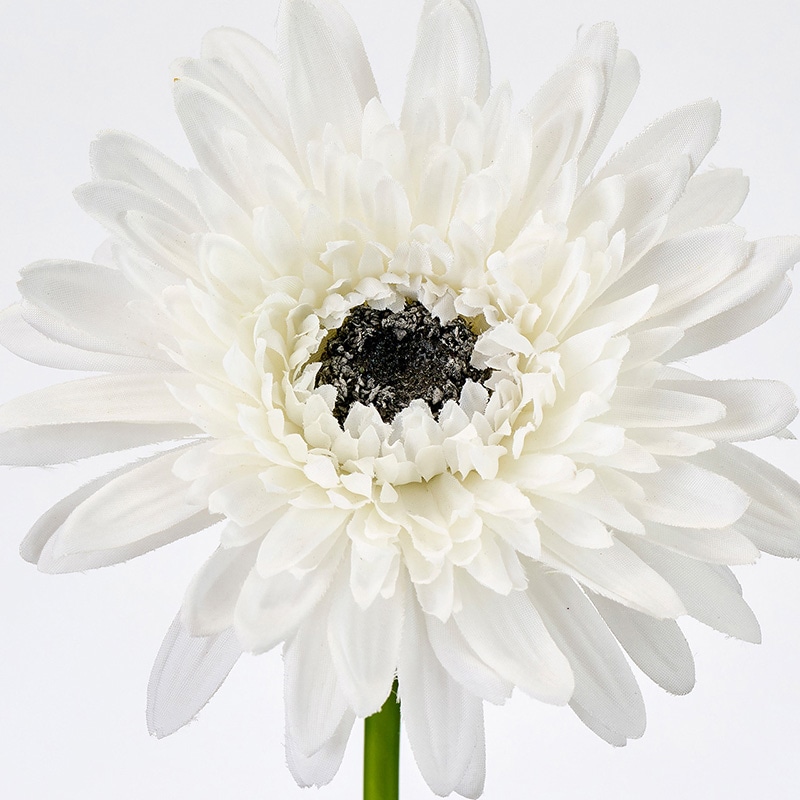 東京堂 造花 ソワールガーベラ ホワイト FM002403-001 1本(ご注文単位1本)【直送品】