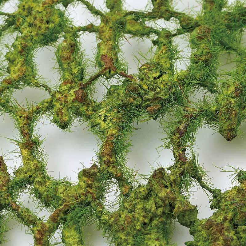 東京堂 ディスプレイ モスチキンワイヤーロープ グリーン FG000217 1枚(ご注文単位1枚)【直送品】