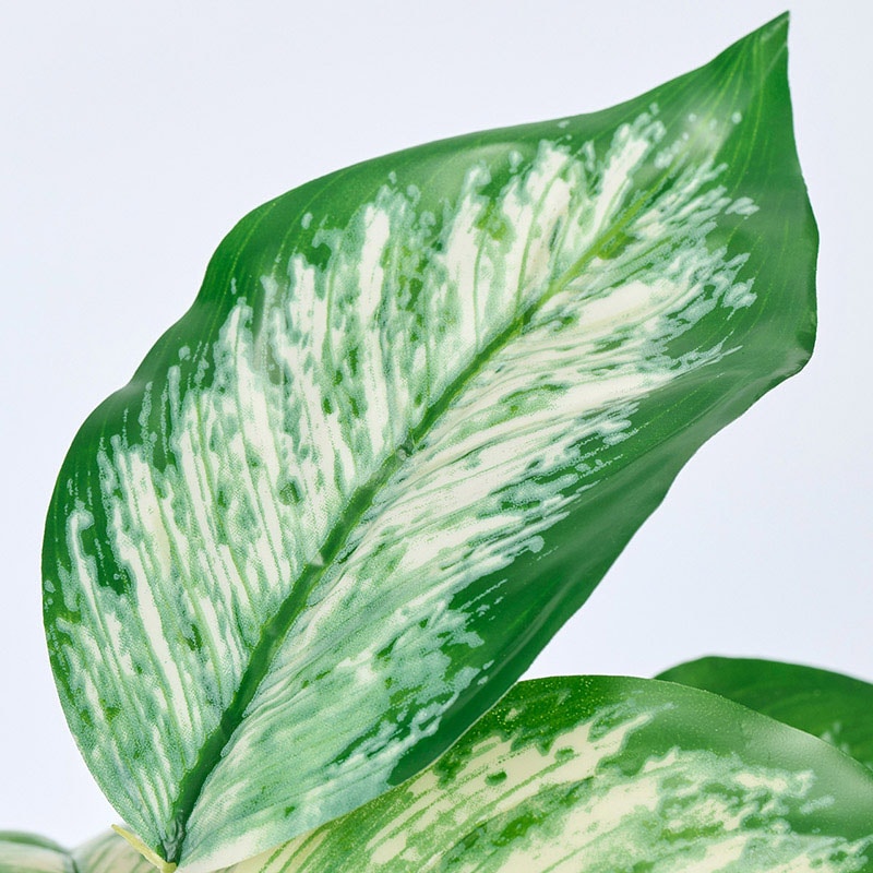 東京堂 造花 エクステリアアグラオネマブッシュ グリーン/クリーム FG003705-023 1本(ご注文単位1本)【直送品】