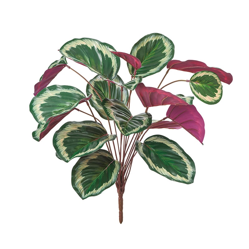 東京堂 造花 エクステリアカラテアブッシュ グリーンクリーム FG000132 1本（ご注文単位1本）【直送品】