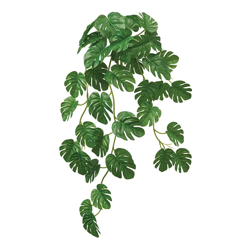 東京堂 造花 ミニモンステラバイン グリーン FG001234 1本（ご注文単位1本）【直送品】