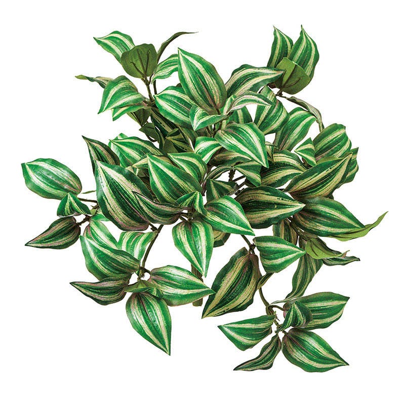 東京堂 造花 難燃ゼブリナブッシュ グリーン/パープル FG612509 1本（ご注文単位1本）【直送品】