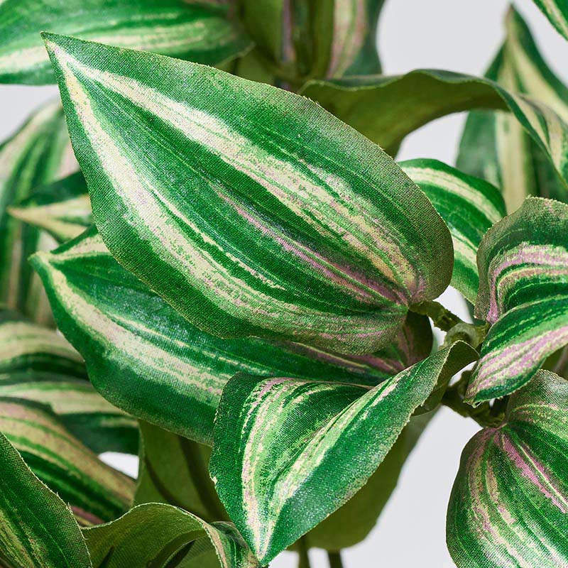 東京堂 造花 難燃ゼブリナブッシュ グリーン/パープル FG612509 1本(ご注文単位1本)【直送品】