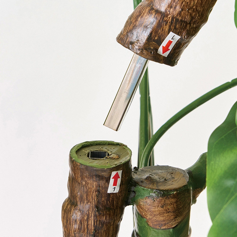 東京堂 造花 モンステラジョイントポット グリーン FG001550 1個（ご注文単位1個）【直送品】