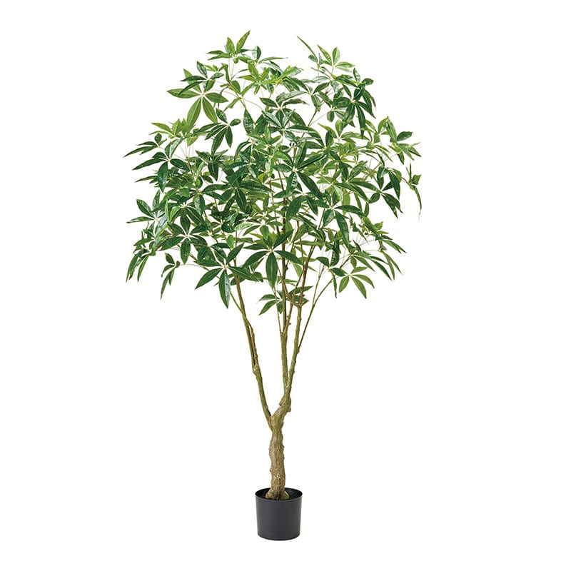 東京堂 造花 パキラグランデポット グリーン FG001554 1個（ご注文単位1個）【直送品】