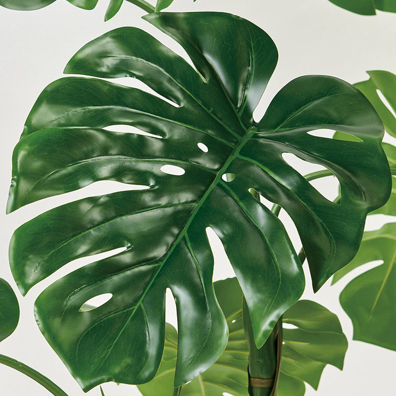 東京堂 造花 モンステラポット グリーン FG001551 1個（ご注文単位1個）【直送品】