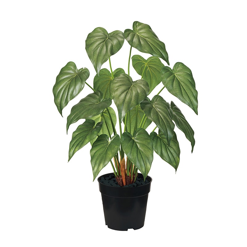 東京堂 造花 アロカシアポット グリーン FG000510 1個（ご注文単位1個）【直送品】