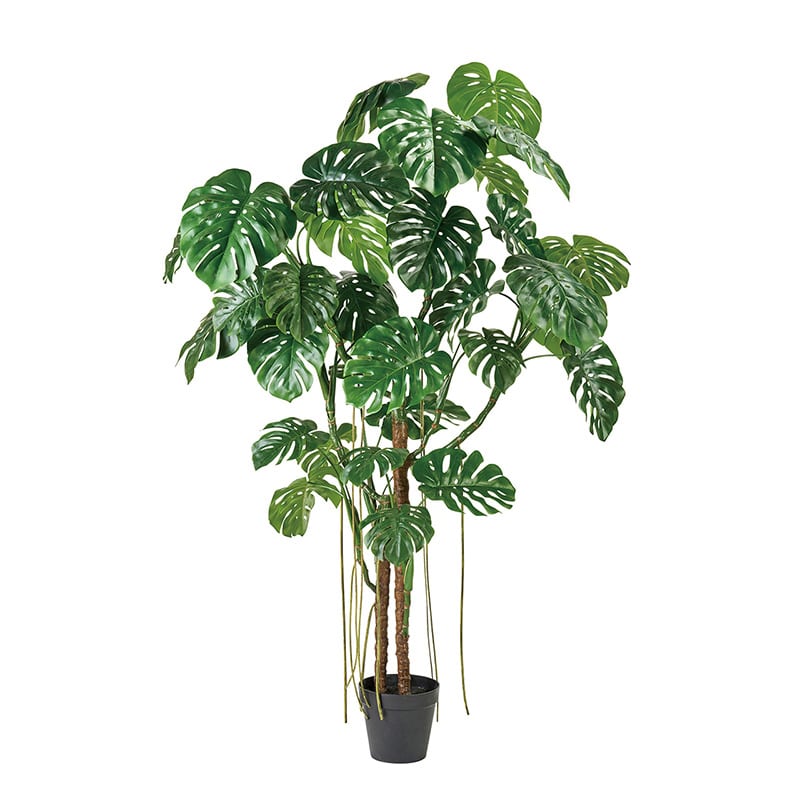 東京堂 造花 モンステラジョイントポット 光触媒 グリーン ZV001550 1個（ご注文単位1個）【直送品】