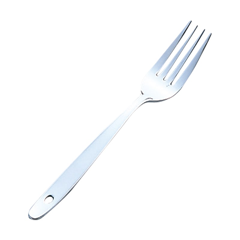 エムテートリマツ MT　#7700　18-0　デザートフォーク 穴明 021208001 1個（ご注文単位1個）【直送品】