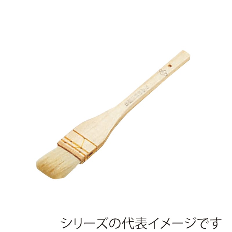 エムテートリマツ MT 木柄本職料理刷毛白毛 3段〆 36mm 040017002 1個(ご注文単位1個)【直送品】