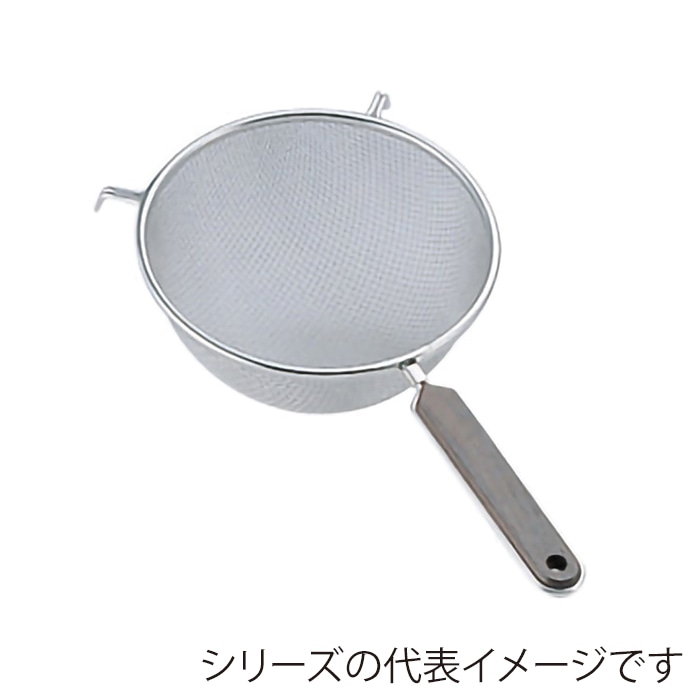 エムテートリマツ 18-8 ローズ柄 ストレーナー ダブル網 16cm 13025006 1個（ご注文単位1個）【直送品】