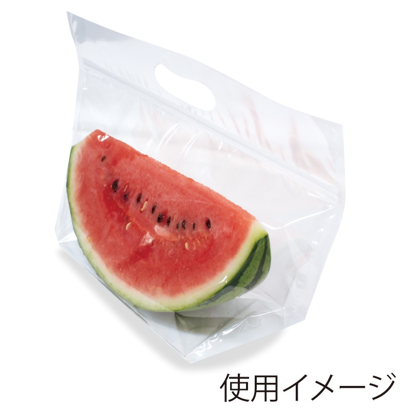精工 手抜きポリ袋 スタンドパック35 スイカ 1/8 50枚/袋(ご注文単位20袋)【直送品】