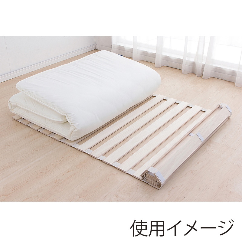 アイリスオーヤマ 桐すのこマット　ロール式 シングル KSM-100R 1枚（ご注文単位1枚）【直送品】