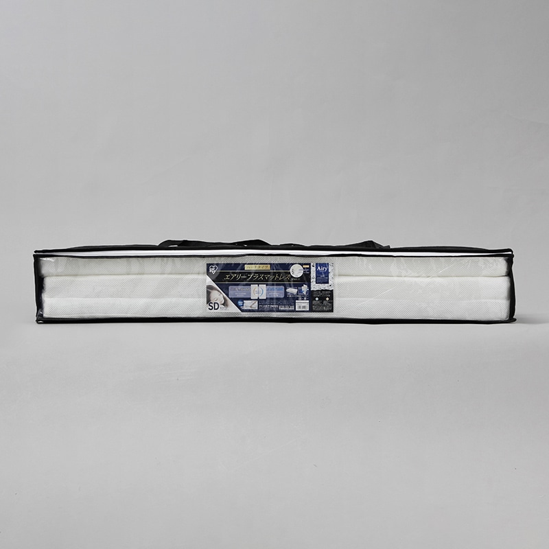アイリスオーヤマ エアリープラス マットレス 厚さ5cm セミダブル 硬め APMH-SD 1枚(ご注文単位1枚)【直送品】