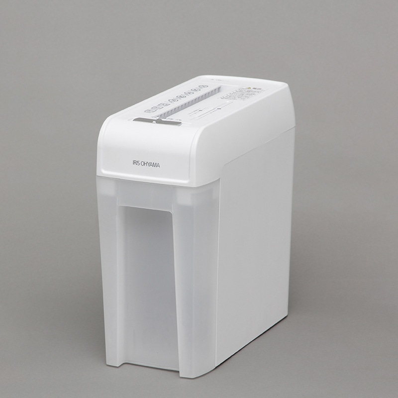 アイリスオーヤマ シュレッダー P5HCS ホワイト 1台(ご注文単位1台)【直送品】
