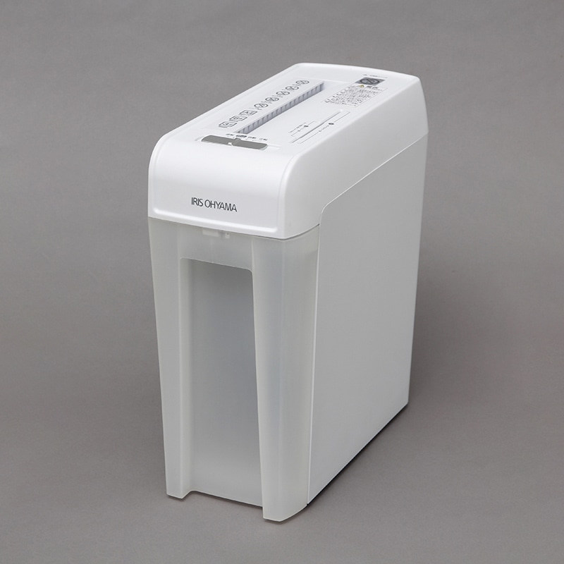 アイリスオーヤマ 細密シュレッダー マイクロクロスカット ホワイト P6HMCS 1台(ご注文単位1台)【直送品】