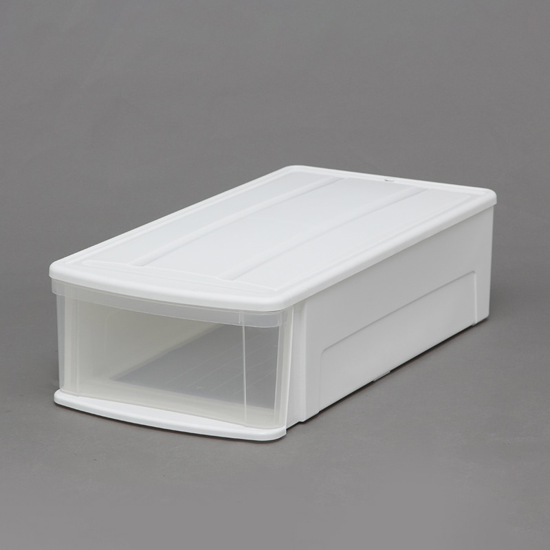 アイリスオーヤマ チェストI L ホワイト/クリア 1台(ご注文単位4台)【直送品】