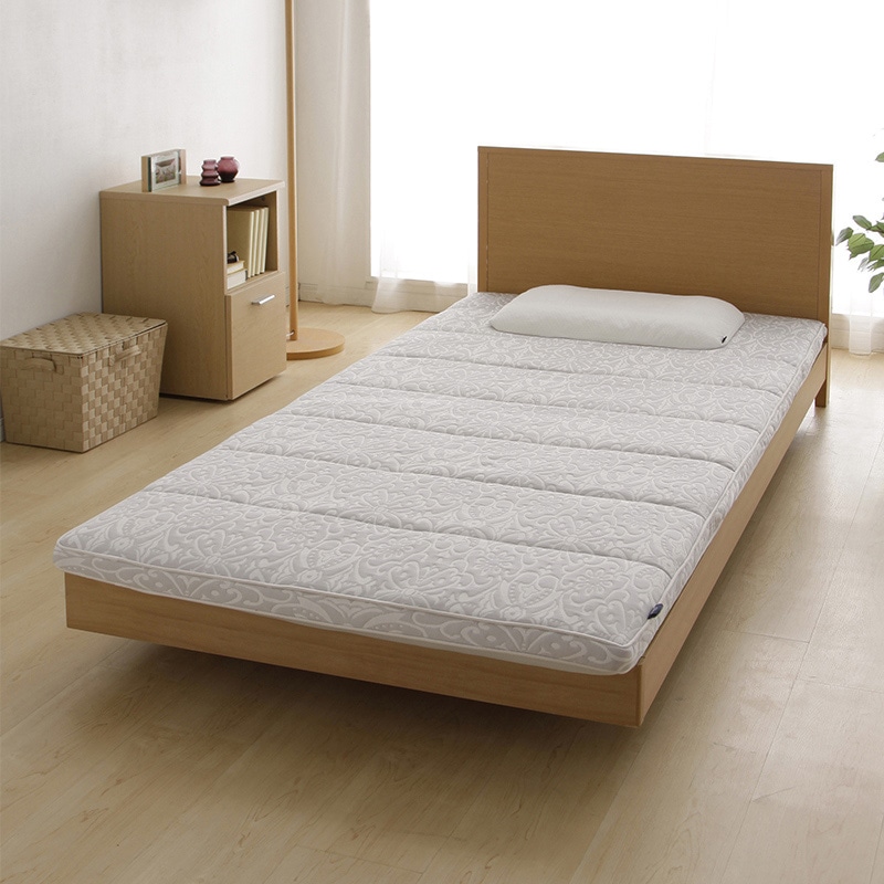 アイリスオーヤマ エアリー敷き布団 高反発 厚さ7cm シングル グレー ASF-S 1枚(ご注文単位1枚)【直送品】