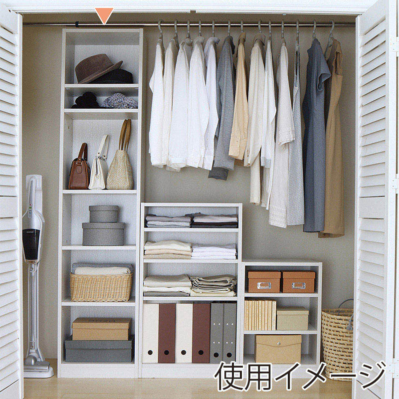 アイリスオーヤマ スペースフィットラック 40×180 オフホワイト S-SFR1840 1台(ご注文単位1台)【直送品】