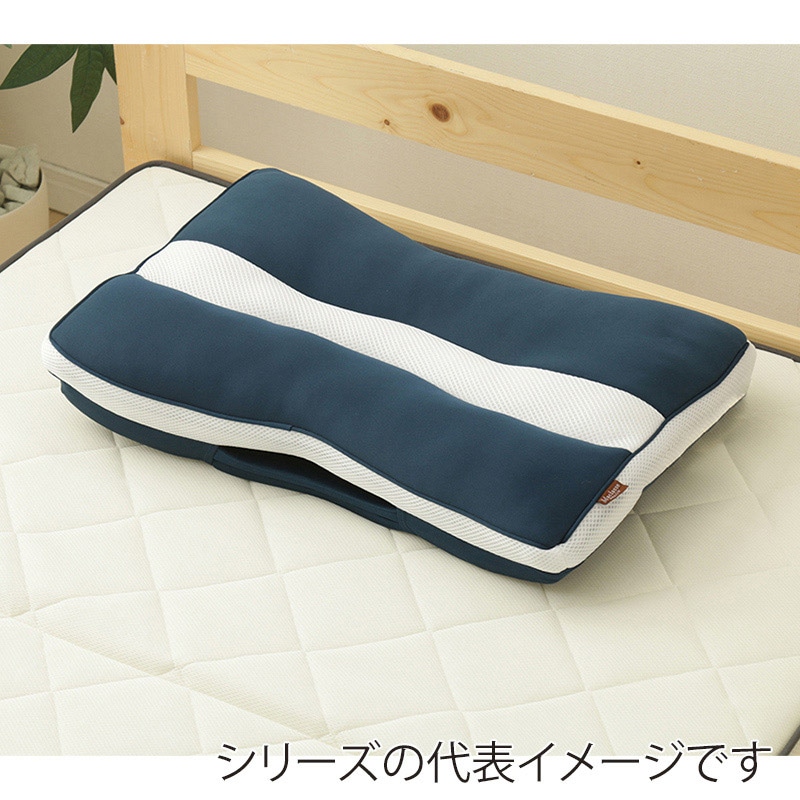 アイリスオーヤマ 高さ調整枕 匠眠 Mサイズ ソフトタイプ スタンダード ブルー PMS-M 1個(ご注文単位1個)【直送品】