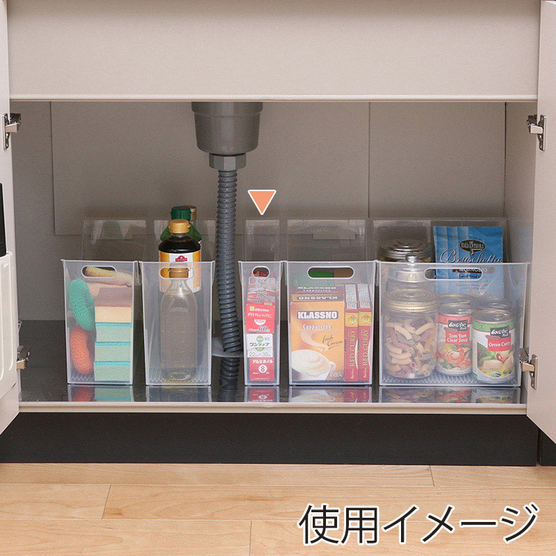 アイリスオーヤマ フォルダーボックス 340 スリム クリア B-FB340S 1個(ご注文単位1個)【直送品】