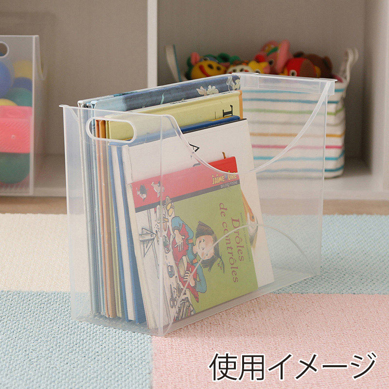 アイリスオーヤマ フォルダーボックス 340 クリア B-FB340 1個(ご注文単位1個)【直送品】