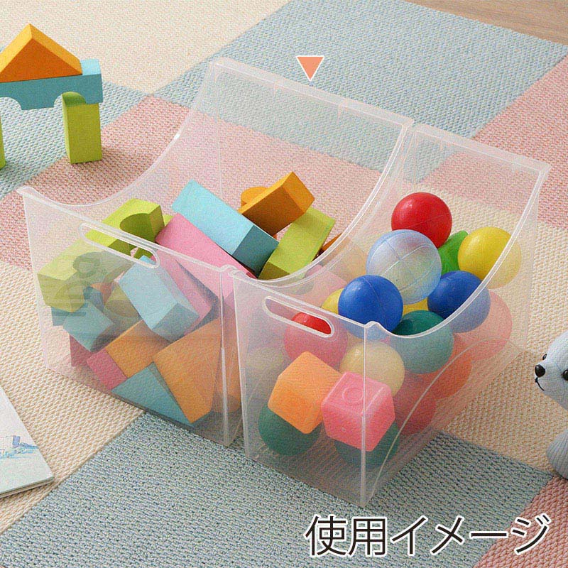 アイリスオーヤマ フォルダーボックス 340 スーパーワイド クリア B-FB340SW 1個(ご注文単位1個)【直送品】