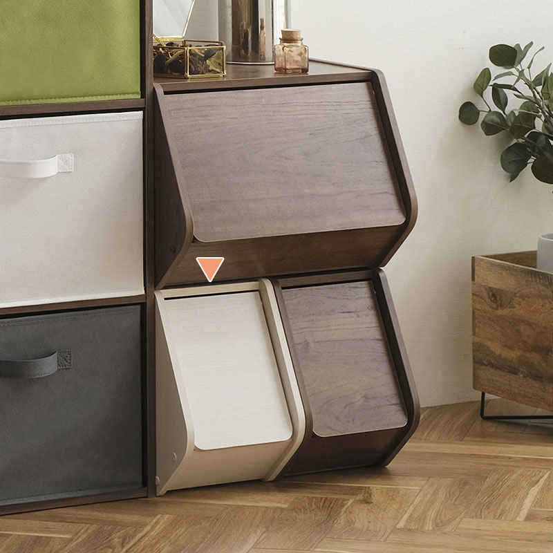 アイリスオーヤマ スタックボックス　扉付き　幅20cm オフホワイト STB-200D 1台（ご注文単位1台）【直送品】