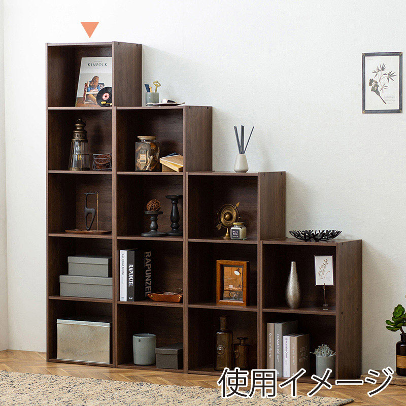 アイリスオーヤマ CBボックス A4 5段タイプ ブラウン CX-5F 1個(ご注文単位1個)【直送品】