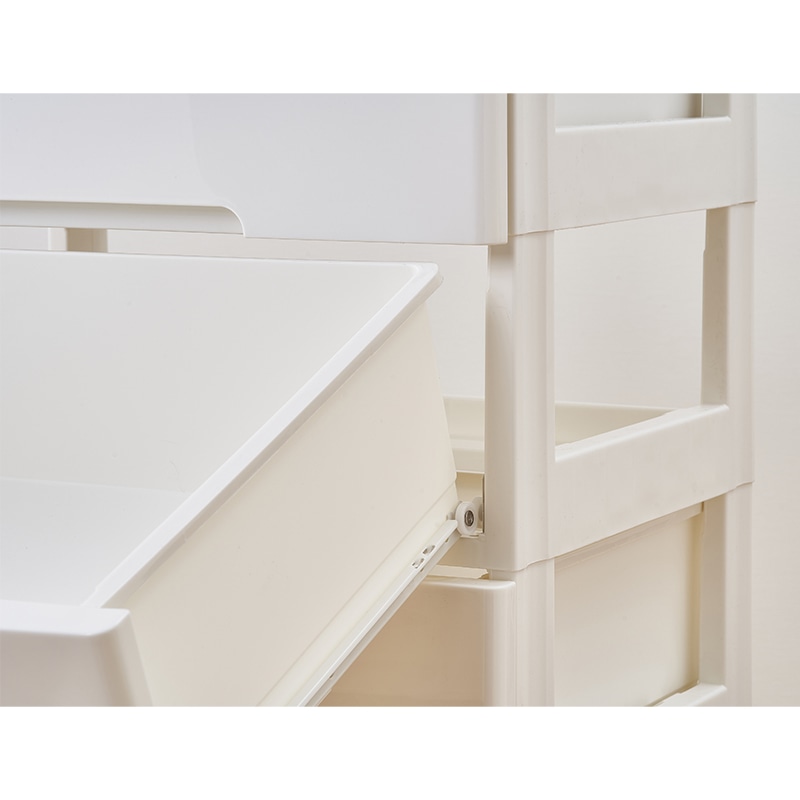 アイリスオーヤマ ウッドトップチェスト 幅80.5cm 4段 ホワイト HG-804 1台(ご注文単位1台)【直送品】