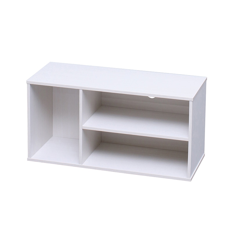 アイリスオーヤマ モジュールボックス 固定棚 73.2×36.6 オフホワイト MDB-3S 1台(ご注文単位1台)【直送品】