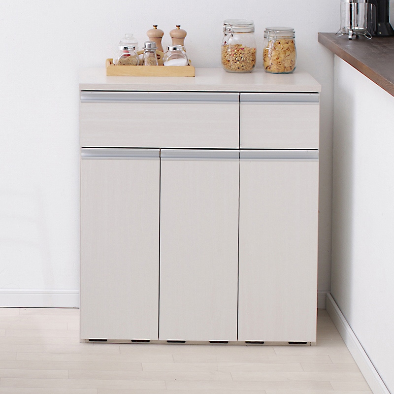 アイリスオーヤマ ペールカウンター　幅70.5cm オフホワイト PKT-8670 1台（ご注文単位1台）【直送品】