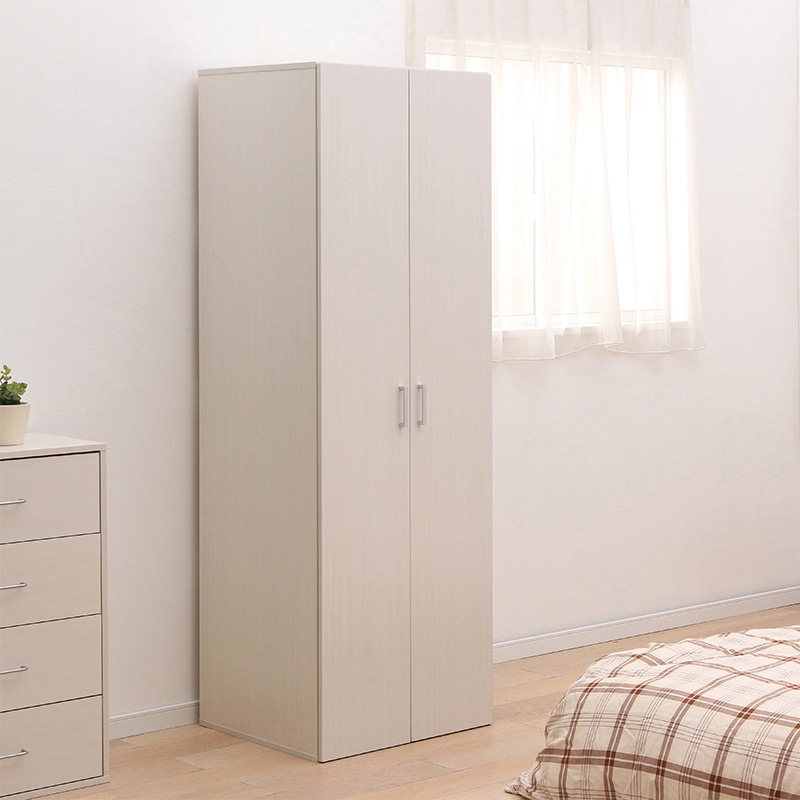 アイリスオーヤマ ワードローブ 幅59cm オフホワイト WDR-1860 1台(ご注文単位1台)【直送品】