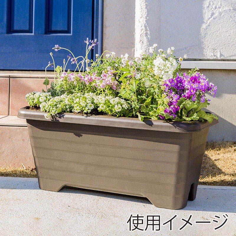 アイリスオーヤマ エアープランター 600　グレイッシュブラウン  1個（ご注文単位1個）【直送品】