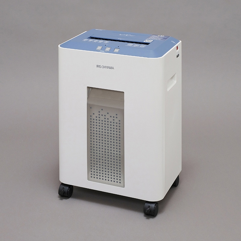 アイリスオーヤマ オフィスシュレッダー ホワイト/ネイビー OF16J 1台(ご注文単位1台)【直送品】